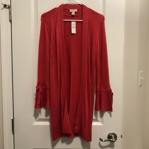 🔥Pink Loft Cardigan NWT Duster Length